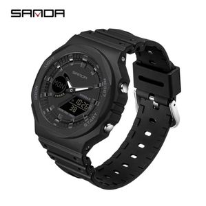 Sanda Casual Mens Watch 50 М водонепроницаемые спортивные кварцевые часы для мужских наручных часов Digital G Style Shock Relogio Masculino 2205216306199