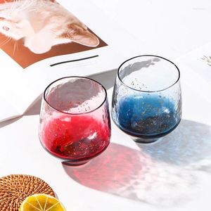 Wine Glasses 250ml Blue Starry Sky Shadow Whiskey Cup Japanese TOYO SASAKI Glass Artwork Whisky Tumbler XO Chivas Cognac Brandy Snifter