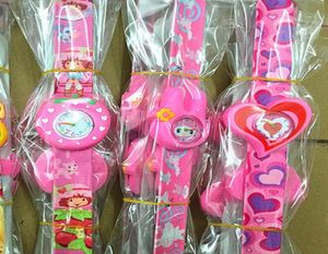 Cartoon Kid watch Car Rabbit Bear animal Colorful Strap Snap slap watches Series Cute Silicone Candy Clock9663220