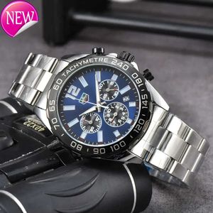 2024 남자 고급 디자이너 자동 쿼츠 태그 태그 감시 남성 자동 6 핸즈 시계 손목 시계 태그 Heure Watch Mens