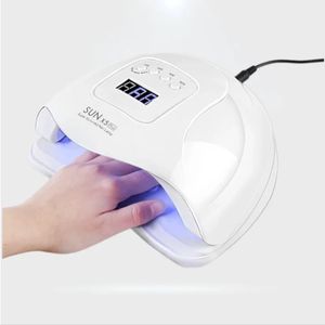 2021New Nail Dryer UV LED -lampan för salong 4 -läge med rörelseavkänning manikyr poly gel med minne