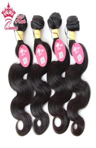 Queen Hair Office Store Peruvian Virgin Body Wave 4pcslot 100GPCS 12 28 Плетение волос для волос.