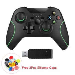 Gamepads 2.4g Game de controlador sem fio Joystick para Xbox One Controller para PS3/Android Smartphone Gamepad para Win PC 7/8/10 Adaptador USB