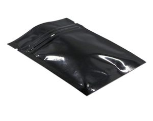 7510 cm 200pcs zurückverdüsterer schwarzer Mylar Packing Beutelbeutel Food Probe Power Packaging Bag Geruchsgeschenk- und Handwerkspaket Stor4538781