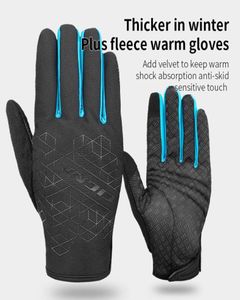 CoolChange Winter Cycling Gloves Термические теплые ветропроницаемые ветропроницаемые полные сгустки против скольжения SN SN Bicycle Glove Men Mensing1994596