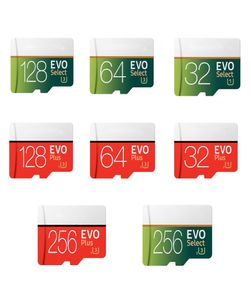 EVO Plus VS EVO Select 256GB 128GB 64GB 32GB Memory TF Trans Flash Card High Speed for Cameras Smart Phones5096658