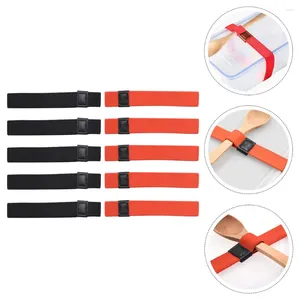 Обеденный посуда Bento Box Strap Travel Band Picnic Lunchbox Elastic Double Layer Colored Bands