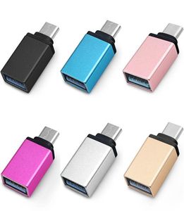 Typ C OTG Adapters Man till USB 31 Kvinnlig adapterkonverterare för Samsung Smartphone7115146