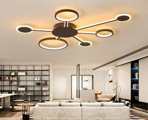 New Design Modern Led Ceiling Lights For Living Room Bedroom Study Room Home Color Coffee Finish Ceiling Lamp1313656