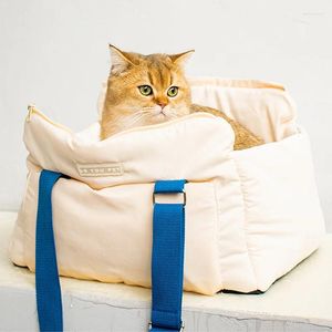 Transportadores de gatos Pet Transporting Bag, embreagem de ombro macio para camping de cães médios para camping de camping ao ar livre almofada de transporte ao ar livre