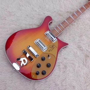 I lager Ny ankomst anpassad 325 Electric Guitar 381 Model i Cherry Sunburst 2403