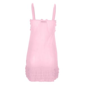 Malha de cor de cor de cor sólida feminina mil camisolas de mamãe de pijama de pijama confortável camisola de lingerie sexy lingerie