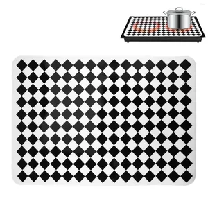 Table Mats Large Induction Hob Protector Mat 52x78cm Silicone Protective Cover Cooktop Scratch For Stove