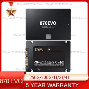 Caixas de alta velocidade 2,5 polegadas 4tb 870evo portátil ssd sata disco rígido para laptop micro ps5 desktop 2tb 1tb de estado rígido de estado sólido interno