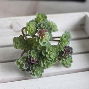 Decorative Flowers Office DIY Fake Succulent Party Tropical Bonsai Artificial Plant Home Decor Landscape Eco-friendly Garden Flower Wedding