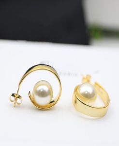 Earring Women Classic Simple Pearl Stud Luxusdesigner