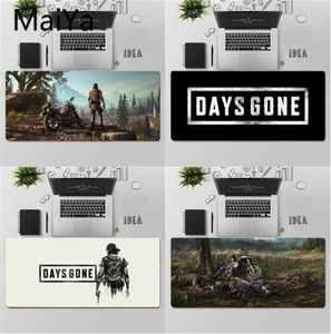 Mouse Pads Wrist Rests Maiya Top Quality Days Gone Gamer Speed ​​Mice Retail Liten Rubber Mousepad Stora Pad Tangentboards MAT2714845