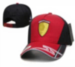 Bütün Snapback Racing Cap Beyzbol Kapağı Siyah F1 Tarz Şapkaları Erkekler için Araba Motosiklet Yarışı Casquette Açık Spor Baba Hat1321877