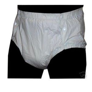 Fraldas frágeis grátis fuubuu2203whitexxl1pcs plástico adulto não calças para bebês fraldas de pano adulto capa de pvc shorts