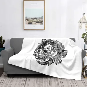 Blankets Draw Blanket Axolotl Lover Fleece Flannel Summer Multifunction Lightweight Thin Throw For Car Rug Piece