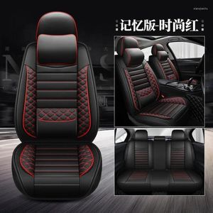 Car Seat Covers Universal Leather PU Auto Front Back For Solaris Ix35 I30 Ix25 Elantra Accent Tucson Sonata