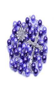 8 mm colorato perle rotonde per perle di perle cattoliche cristo rosario ciondolo rendere le ragazze bellezza per le collazze regalo4233877