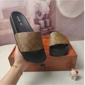 2024 Men Women Canvas Slide Sandal Designer Platform Slipper Bottoms Lady Slides Flip Flops Fashion Summer Beach Shoes Casual Slippers