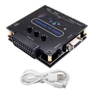 Accessori RGBS a YPBPR Scart a YPBPR VGA a YPBPR RGBS a Convertitore componente per convertitore componente console di videogiochi retrò