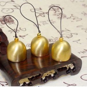 Dekorative Figuren DIY Messing Mini Bell für Wind Chime Tür Weihnachtsdekoration Accessoires Hammer klingelt Metallhängedekoration