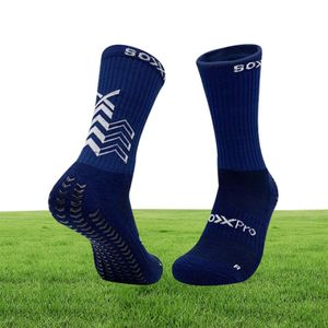 Fotboll Anti Slip Socks Men liknande som SoxPro Sox Pro Soccer för basket som kör cykelgym Jogging6994510