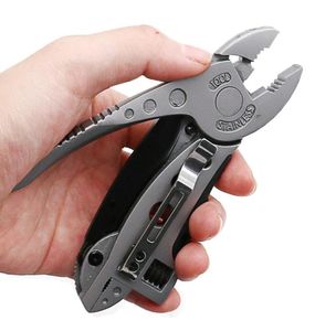 2019 Multitool -Zierbereitschaftsrücker -Überlebenswerkzeug einstellbarer Schraubenschlüssel EDC Set Drop 8075456