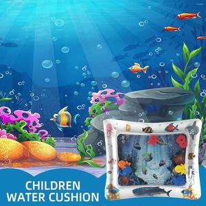 Pillow Children's Water Pads: Inflatable Pat Pad Marine Life Floor Mat Ice Baby PVC Le