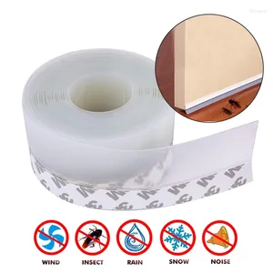 Window Stickers 5M Door Bottom Seal Strip Weather Rubber Weatherstrip Windproof Dust Self Adhesive Windshield Sealing Tape