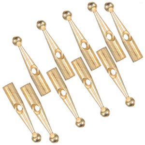 Regenschirme 10 PCs Regenschirmzubehör Metallschwanzperlen Regentropfen Knochenabdeckungen faltbare Teile