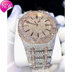 고급 Moissanite Diamond Watch 아이스 아웃 시계 디자이너 Mens Watcher Men Watch 고품질 Montre Automatic Movement Watches Orologio. Montre de Luxe L21