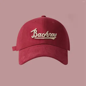 Ball Caps Hat Racks For Baseball Spring & Summer Wide Brim Embroidered Letter Soft Top Sun Beach Women