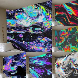 Tapestries Magic Tapestry Wall Hanging Natural Luxury Gouache Landscape Trippy Art Home Decor 95 73cm