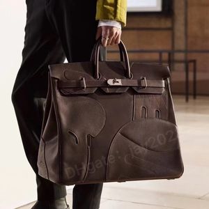 10S handgefertigtes Einkaufstasche Designer -Tasche Tasche Klassische Noble 45 cm 50 cm mit importierter ursprünglicher Haut mit der Kastenanpassungsanpassungsanpassungsanpassungsanpassung