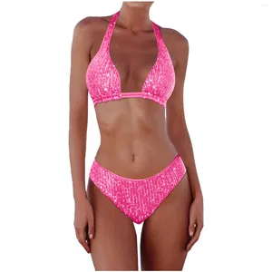 Top costume da bagno multi colore triangolo bikini da bagno da donna