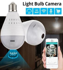 Bulb Light Wireless 960P IP Camera Wifi 360 Degree Security CCTV Cameras Panoramic FishEye Night Vision Lamp Mini Camara70663825809126