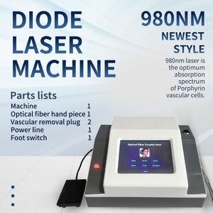 Laser Machine 980Nm Diode Laser 0.2Mm 0.5Mm 1Mm 2Mm 3Mm 5 Spot Size Touch Screen Vascular Blood Vessel Spider Vein Removal Machine599