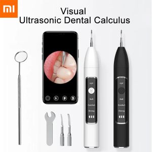 Irrigatorer Xiaomi Visual Ultrasonic Dental Calculus Remover Teeth Plack Scaler Stain Clean Electric Tooth Stone Removal Tartar Eliminator