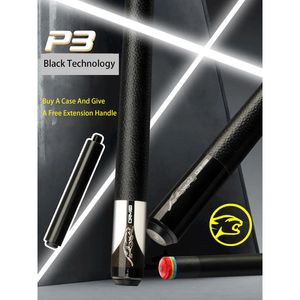 Preoaidr P3 Pool Cue Stick Black Tech Wass Billiard Cue 10,5 мм11,8 мм12,5 мм размер наконечника с бассейном Cue Set 240401