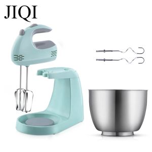 Blender Jiqi 7 Speed ​​Electric Cake Batter Stand Mixer Food Mixing Machine Handheld Mini Whisk Eggs Beater Blender Whipping Cream Dough