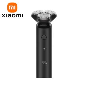 SCAVERS XIAOMI MIJIA S500 ELEKTRİK TÜR TÜRÜCÜ ISLAK TÜR TÜRÜYOR Üçlü bıçak düzeltici Sakal Yüzen Baş Erkek Tıraş Makinesi Elektrikli tıraş makineleri Makinesi