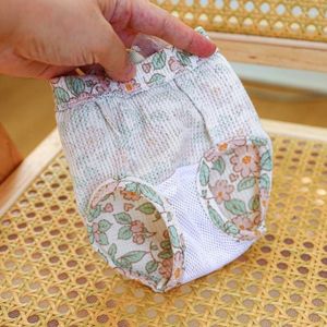 Dog Apparel Washable Diapers Soft Puppy Diaper Inner Breathable Mesh Cloth Female Protective Pant For Cats Small Dogs 6XDE
