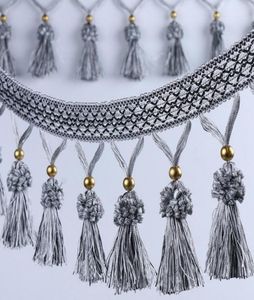 12 metros Hydrange Tassels Pingente pendente pendurada Fita de barra de renda para a festa de casamento de cortina de janela Decorar roupas de vestuário diy9457922