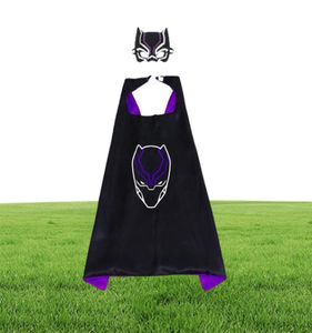 Theme Costume 70X70Cm Double Sided Satin Cartoon Cosplay Costumes Whole 30 Figures Superhero Capes Masks Set Kids Halloween Ch7915990