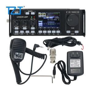 Tillbehör TZT Hamgeek MCHF V0.6.3 HF SDR Transceiver QRP Transceiver Amatör Ham Radio (Transparenta knappar/svarta knappar)