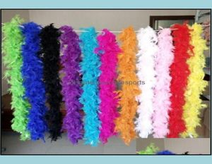 Andra evenemangsfestleveranser FESTICE HOME GARDEN DROP LEVERANS 2021 Turkiet Large Chandelle Marabou Feather Boa Wedding Ceremony Boas9498256